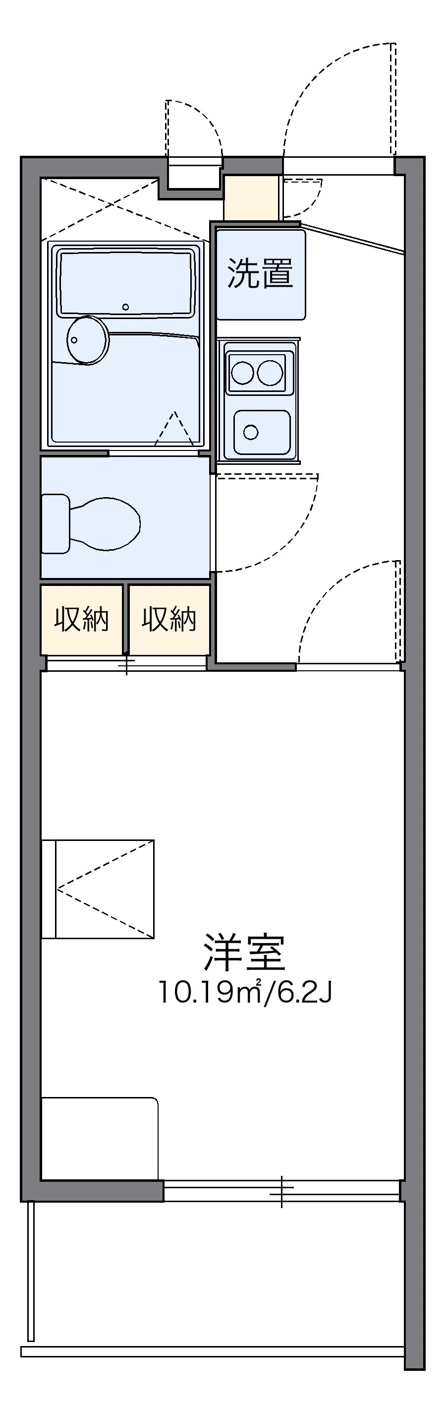 代表的な間取のため実際の間取とは異なる場合があります