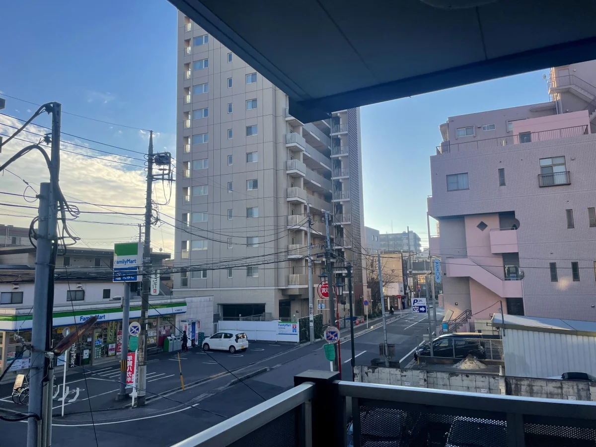 ２F廊下からの眺め