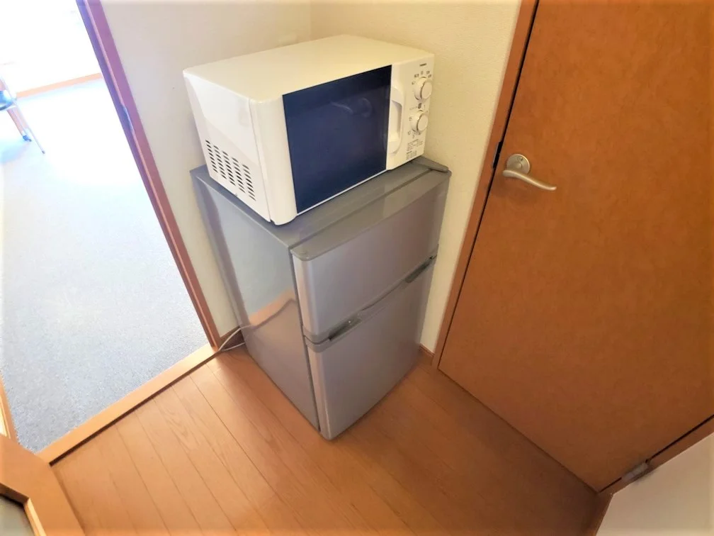 一人暮らし用の冷蔵庫・電子レンジ付