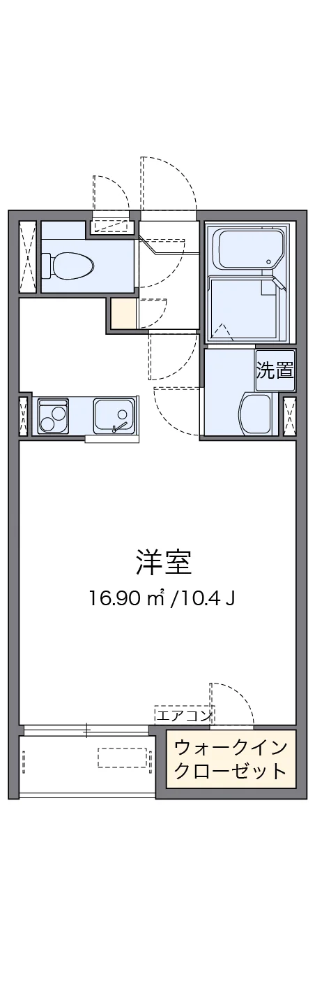 代表的な間取のため実際の間取とは異なる場合があります