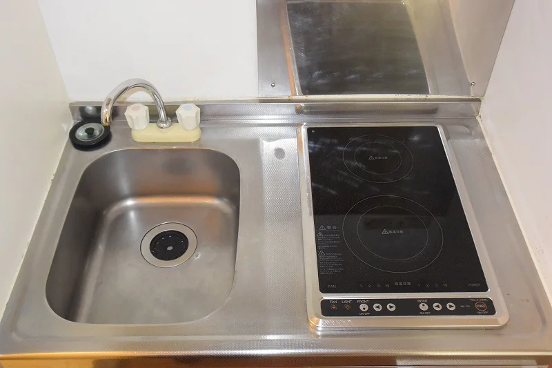 ラジエントヒーターで安全に料理できます!