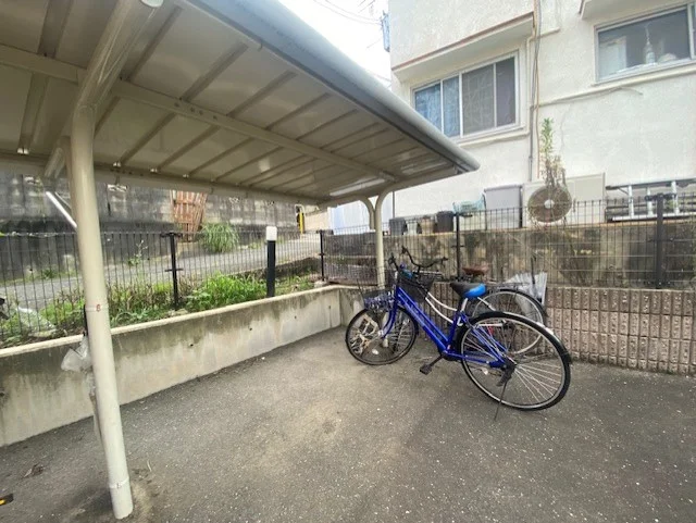 駐輪場です。