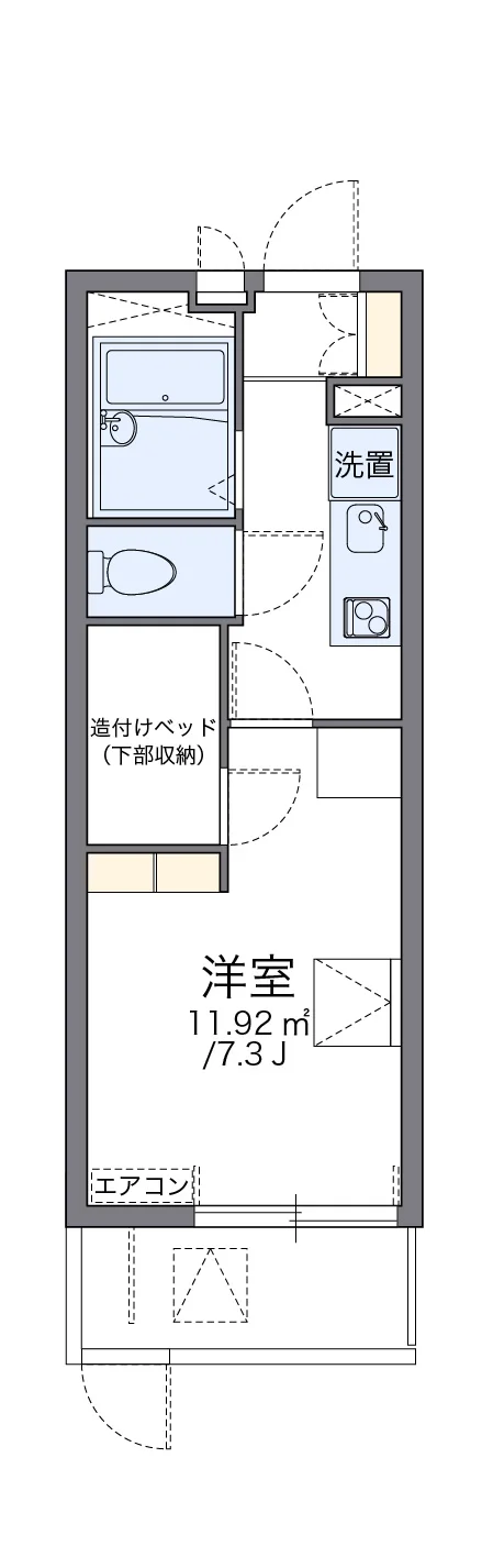 代表的な間取のため実際の間取とは異なる場合があります