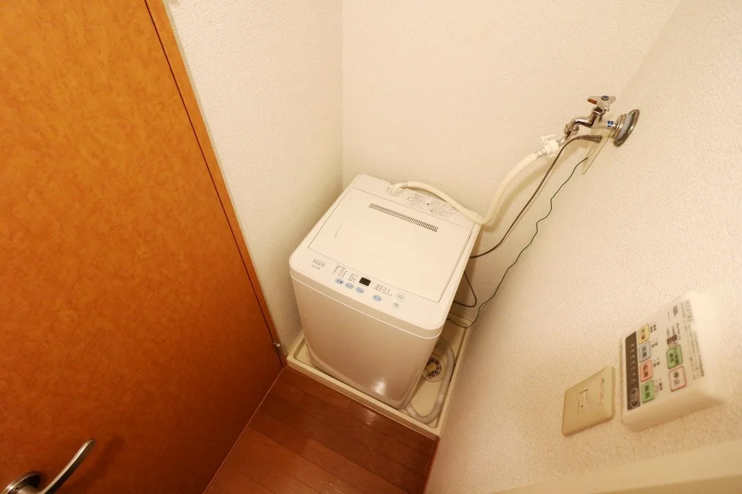 洗濯機完備によりお手軽に引越しが可能！