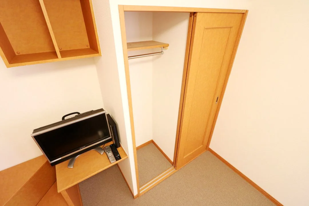 大型クローゼットにより女性の方でも収納が安心！