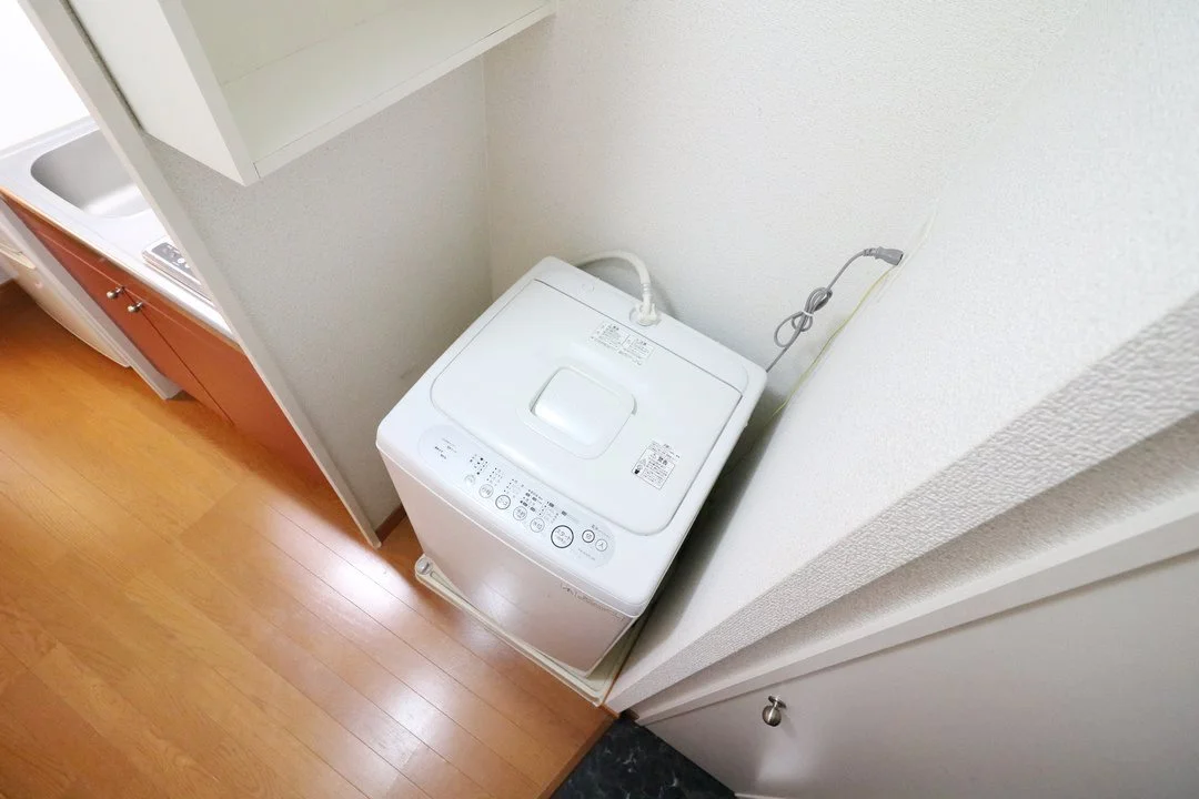 洗濯機完備によりお手軽に引越しが可能！
