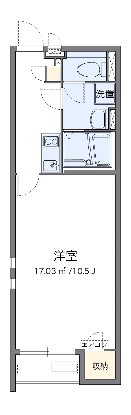 代表的な間取のため実際の間取とは異なる場合があります