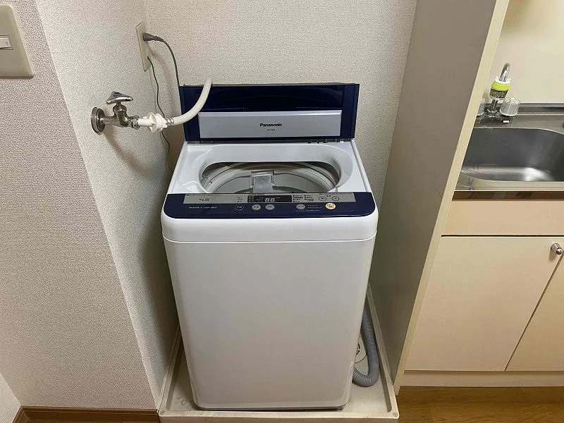 ※同タイプ部屋の写真となります（洗濯機）
