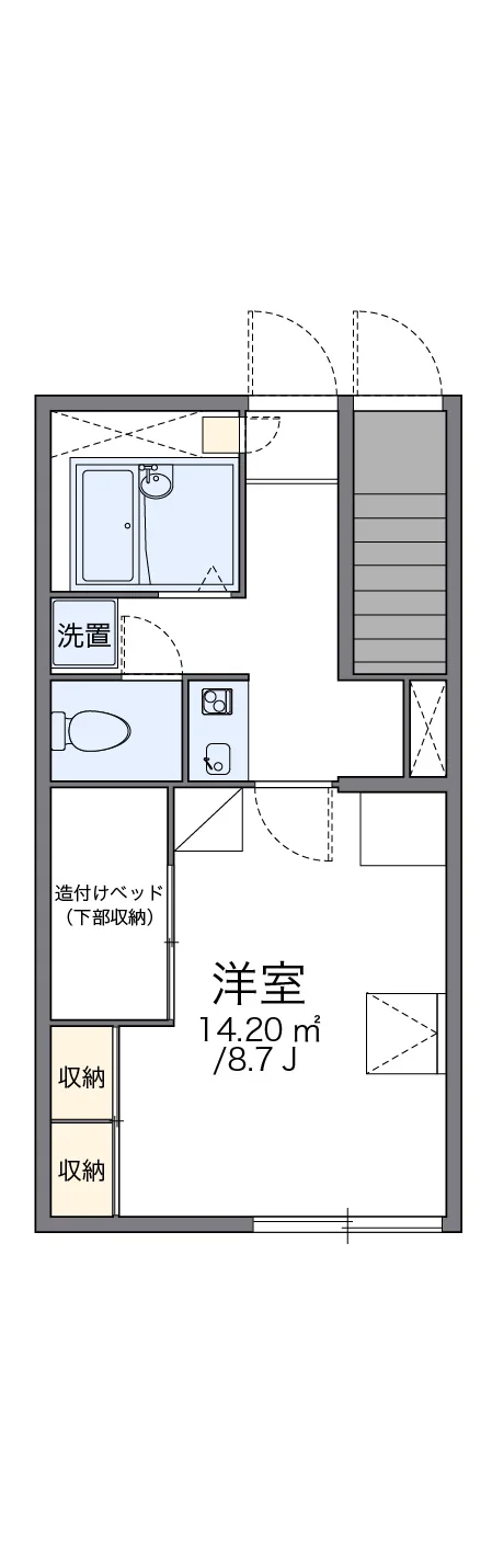 代表的な間取のため実際の間取とは異なる場合があります