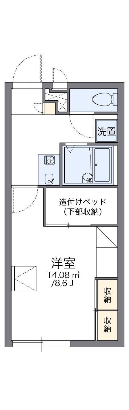 代表的な間取のため実際の間取とは異なる場合があります