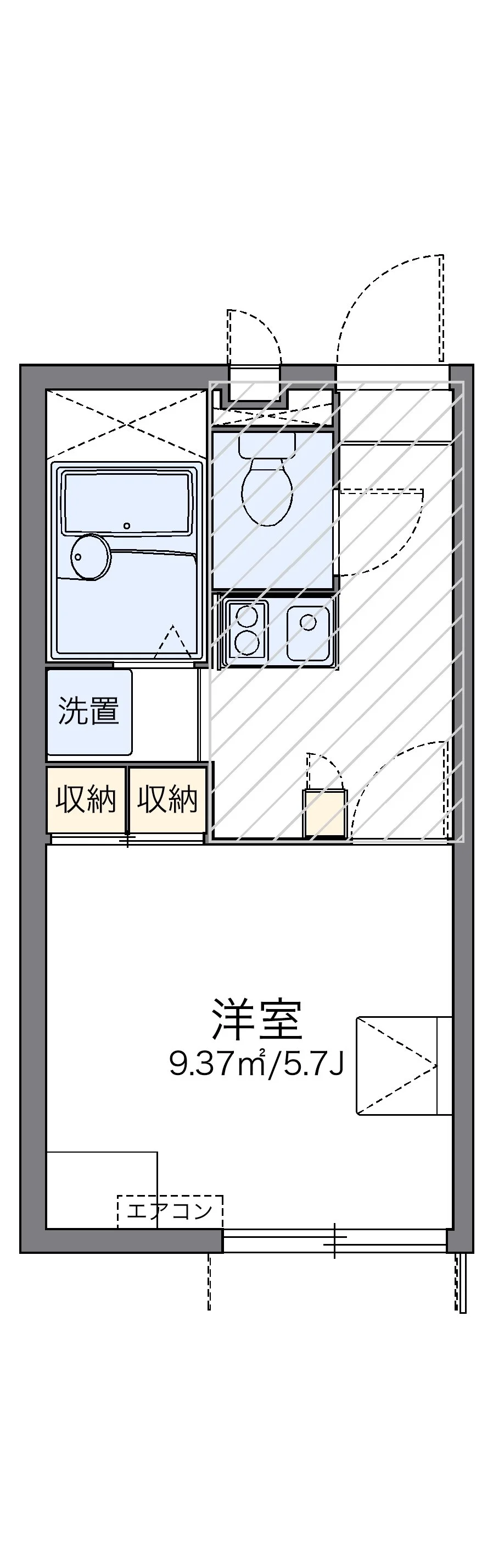 代表的な間取のため実際の間取とは異なる場合があります