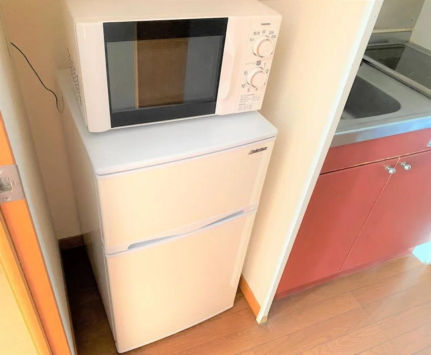 レンジ、冷蔵庫
