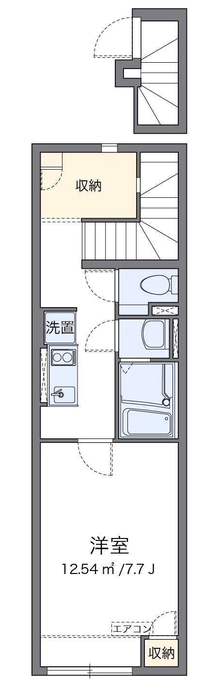 代表的な間取のため実際の間取とは異なる場合があります