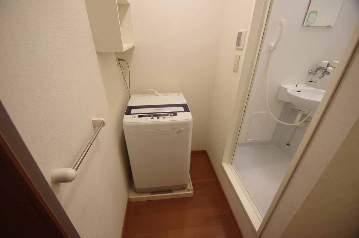 洗濯機設置済（仕様が異なる場合がございます）