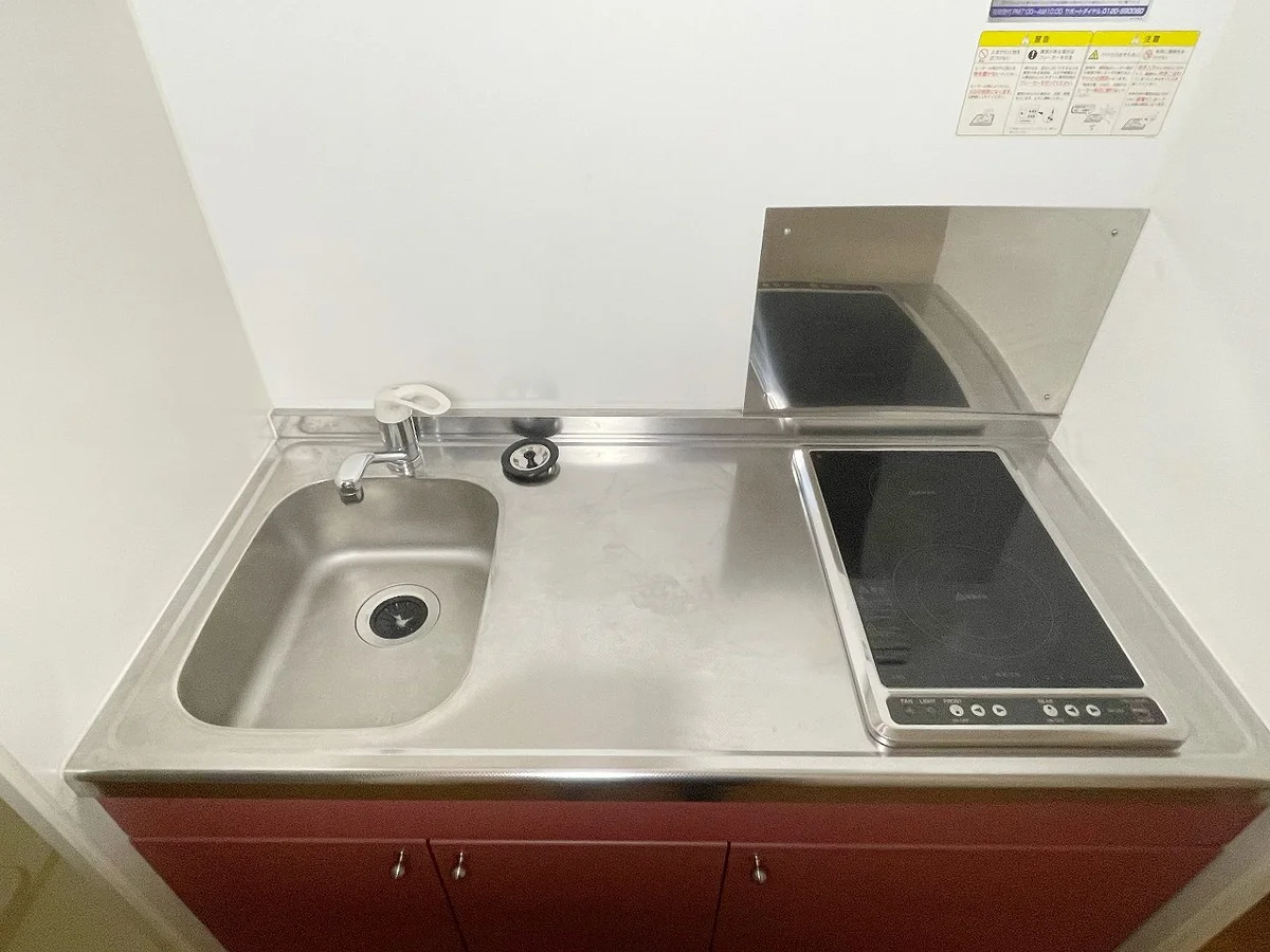 電気コンロ設置済み（仕様は異なる場合があります）