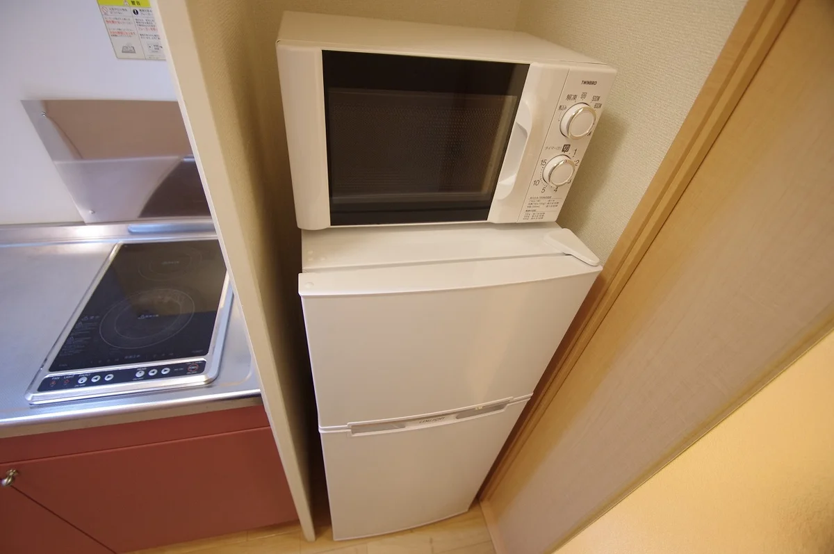 冷蔵庫・電子ﾚﾝｼﾞ設置済（仕様は異なる場合があります）