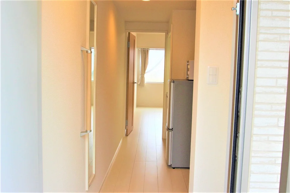 玄関からの眺め！フローリング使用になります！