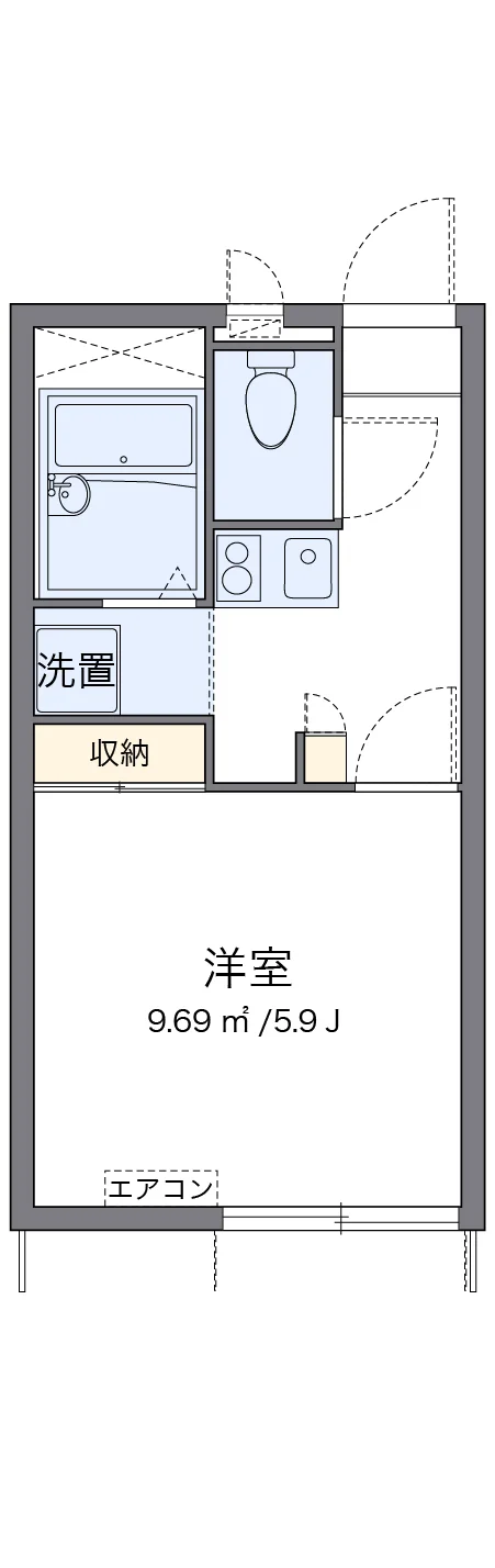 代表的な間取のため実際の間取とは異なる場合があります