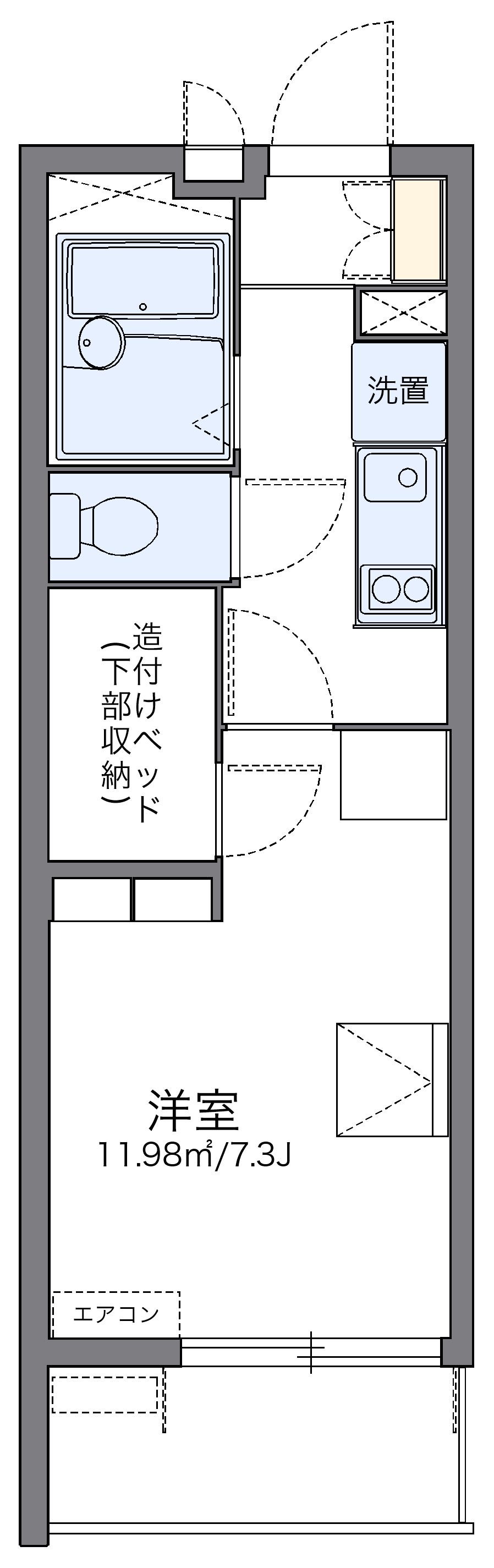 代表的な間取のため実際の間取とは異なる場合があります