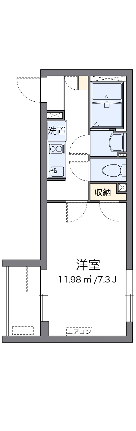 代表的な間取のため実際の間取とは異なる場合があります