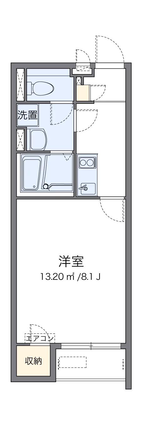 代表的な間取のため実際の間取とは異なる場合があります