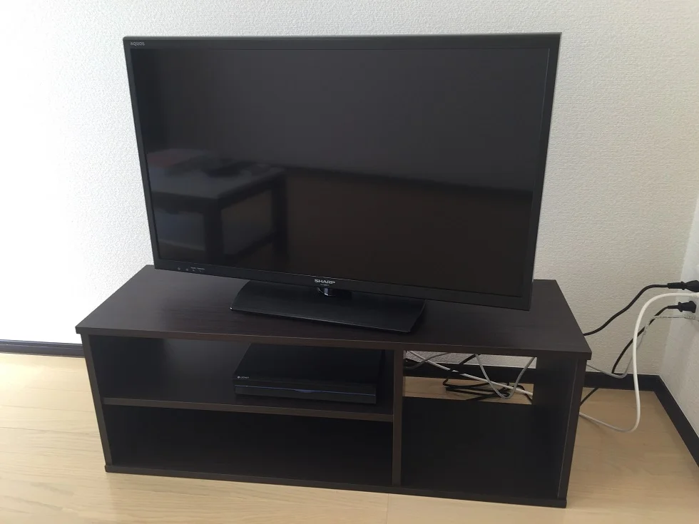 ３２型液晶テレビ等、充実の家具家電付き。