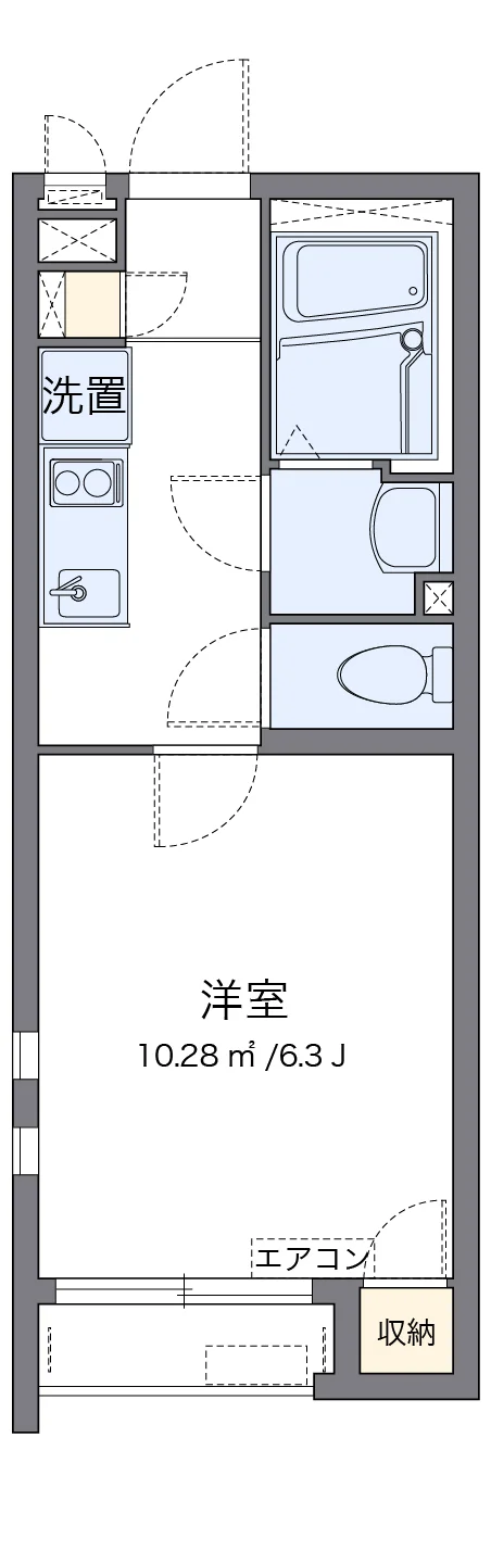 代表的な間取のため実際の間取とは異なる場合があります