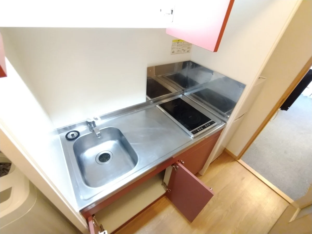 シングルレバー設置　シンク広めです♪