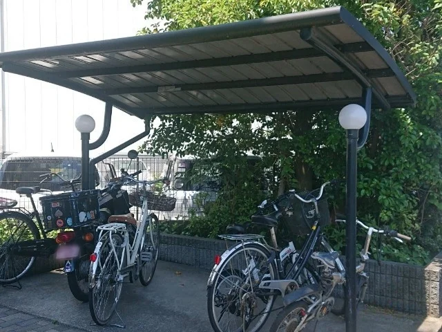 駐輪場　原付＆自転車のみ駐輪可能
