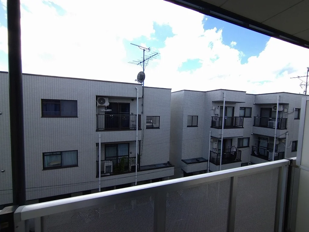 2階からの景色です