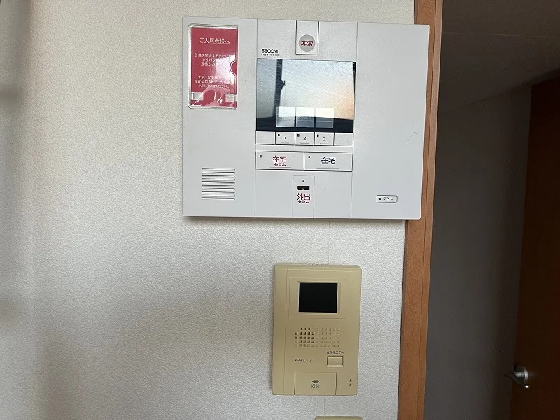 モニターホン標準設置♪