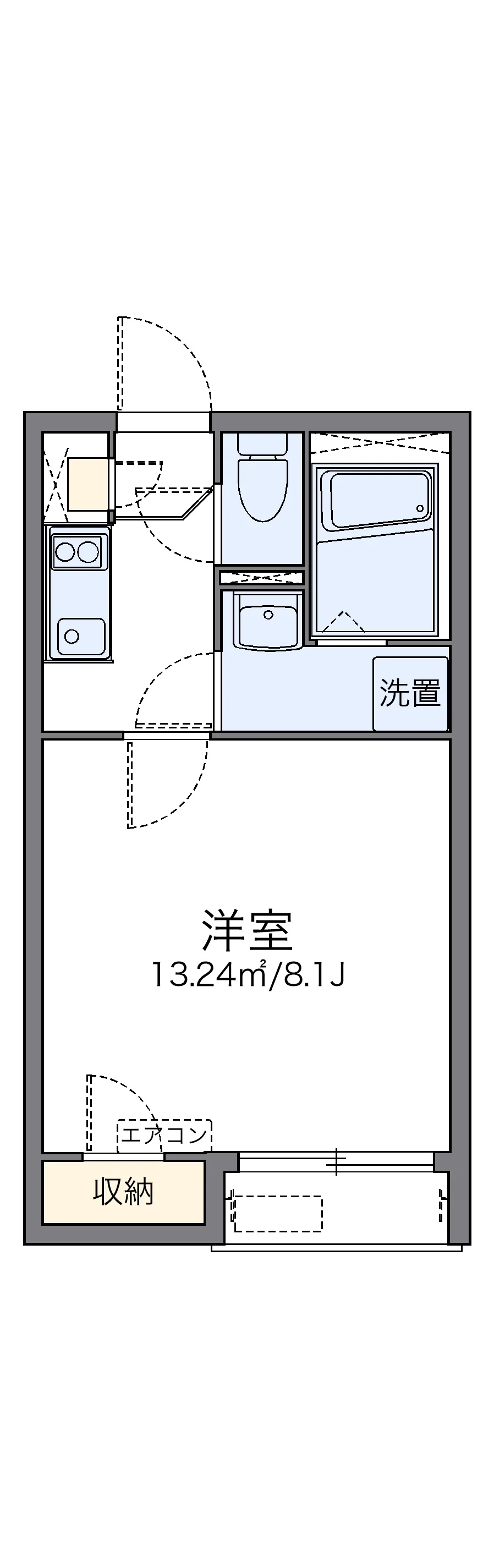 代表的な間取のため実際の間取とは異なる場合があります