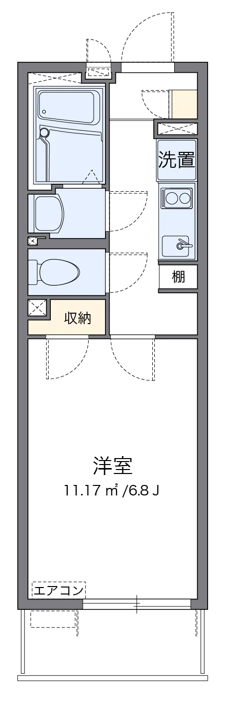 代表的な間取のため実際の間取とは異なる場合があります