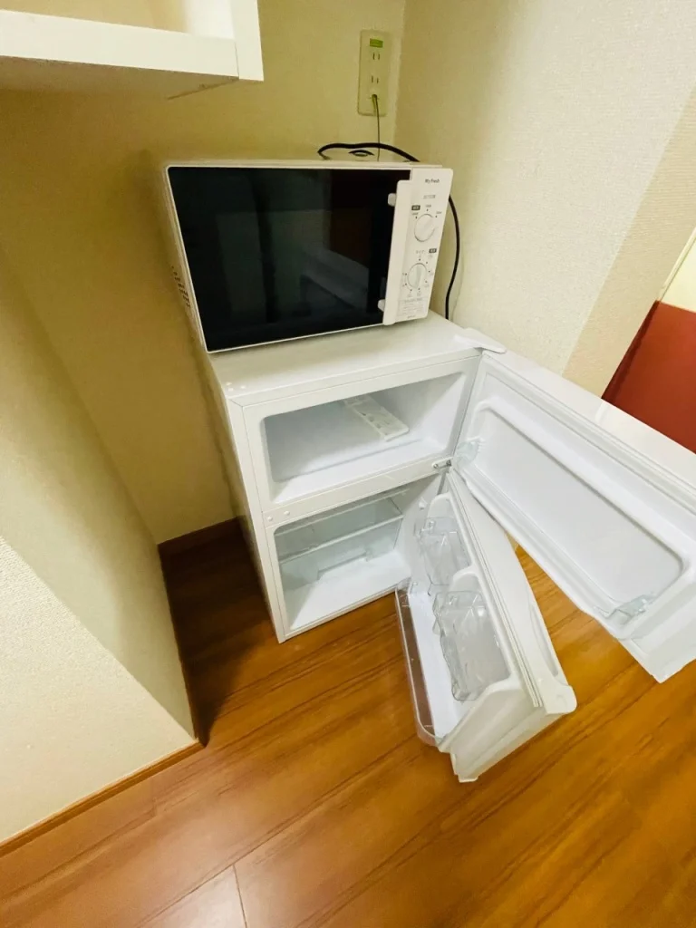 冷蔵庫・電子レンジ【お部屋毎にメーカー異なります】