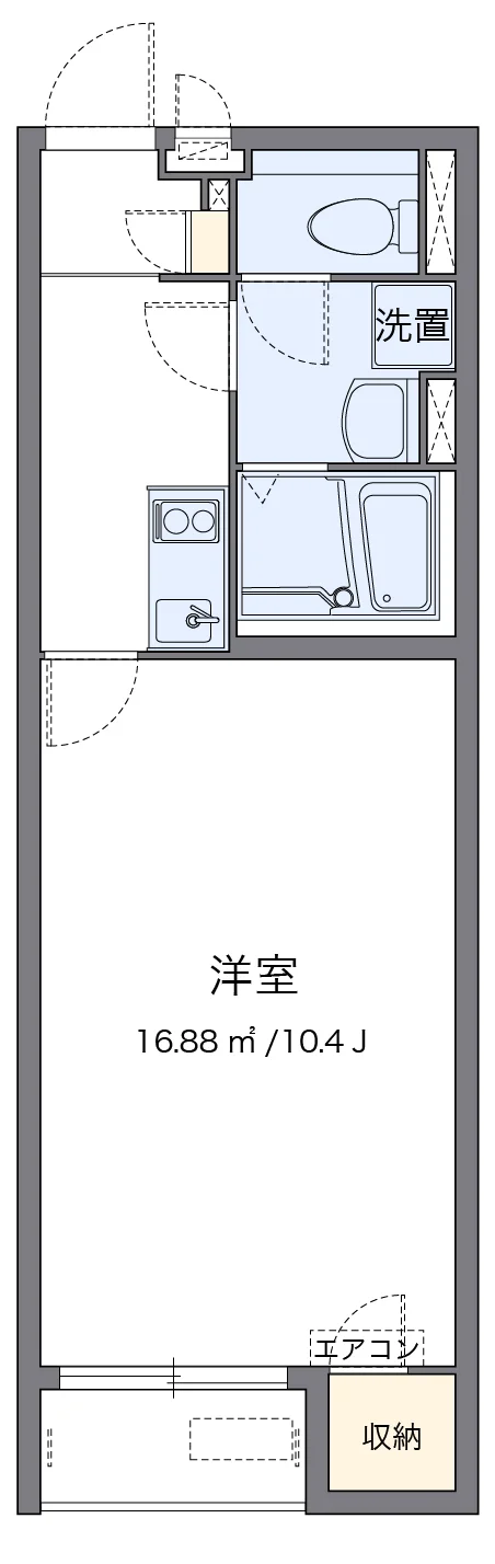 代表的な間取のため実際の間取とは異なる場合があります