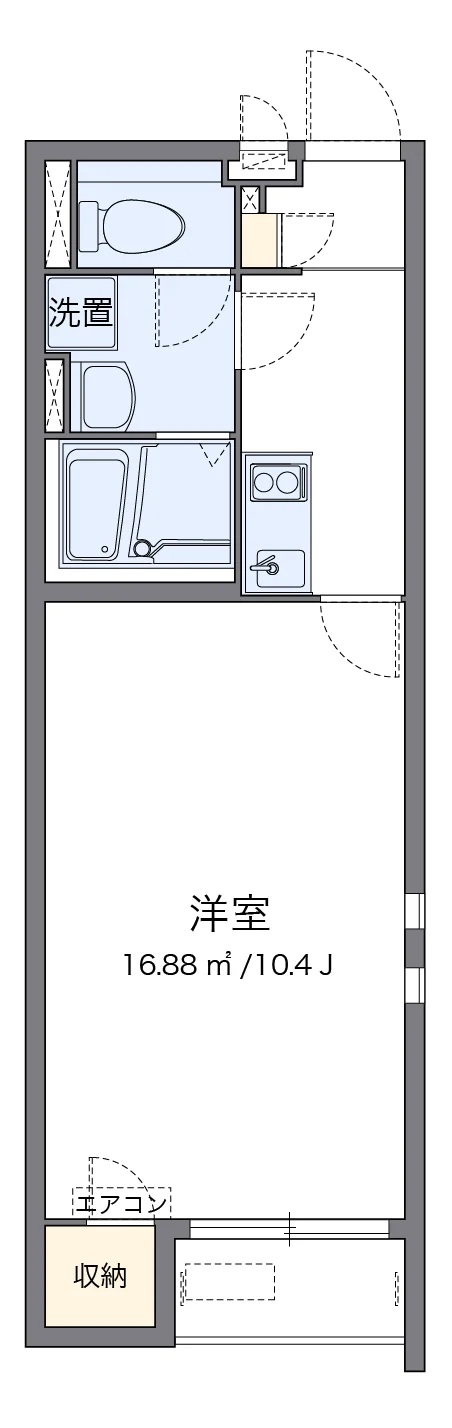 代表的な間取のため実際の間取とは異なる場合があります