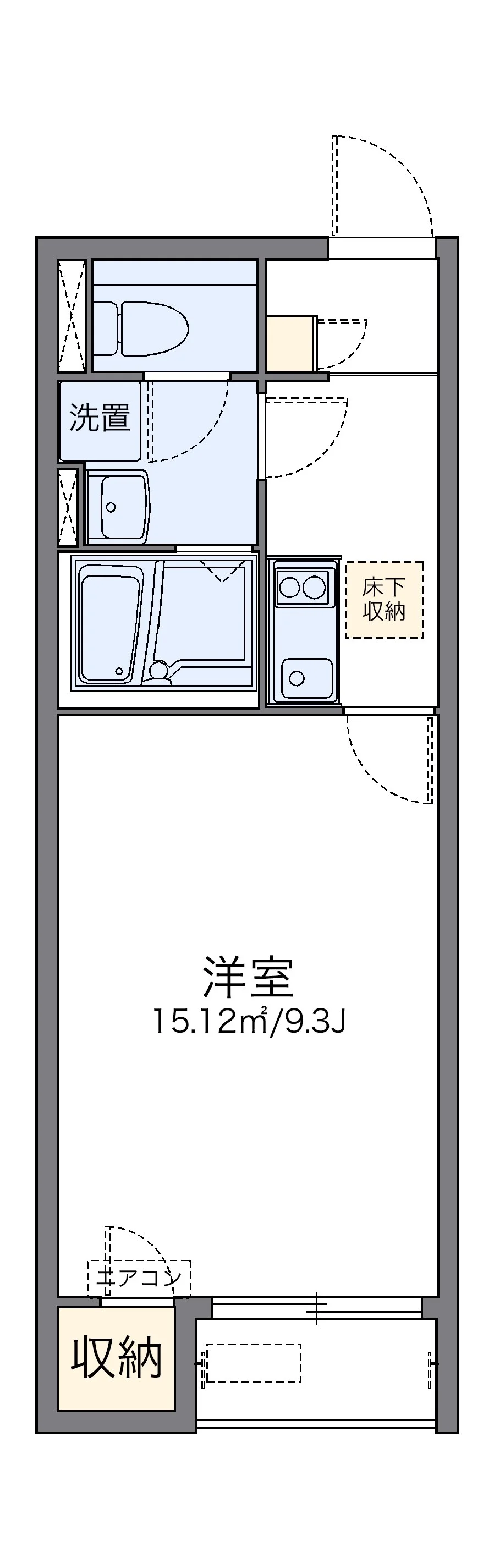 代表的な間取のため実際の間取とは異なる場合があります