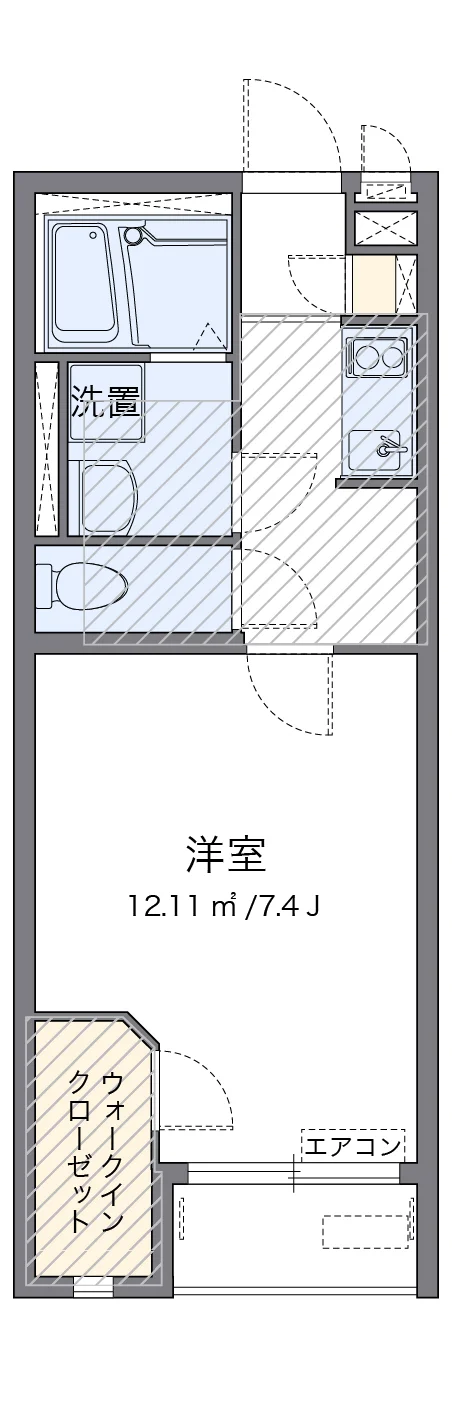 代表的な間取のため実際の間取とは異なる場合があります