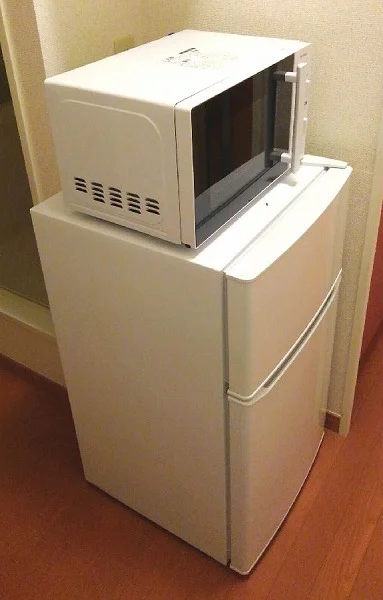 冷蔵庫、電子レンジ