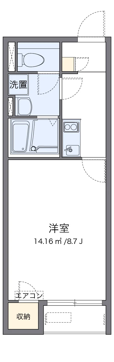 代表的な間取のため実際の間取とは異なる場合があります