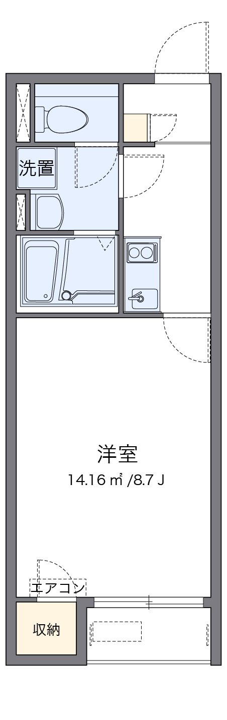 代表的な間取のため実際の間取とは異なる場合があります