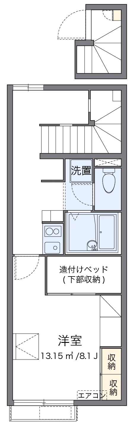 代表的な間取のため実際の間取とは異なる場合があります