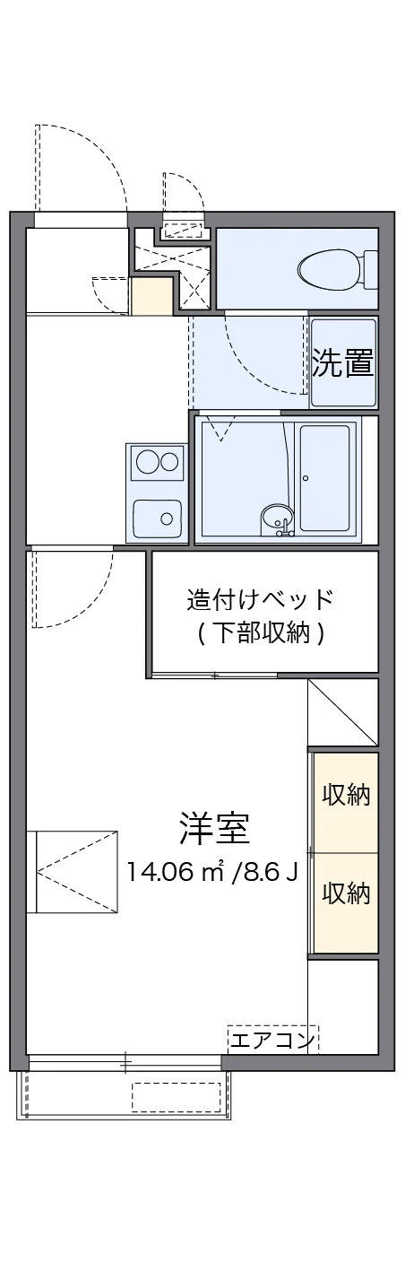 代表的な間取のため実際の間取とは異なる場合があります