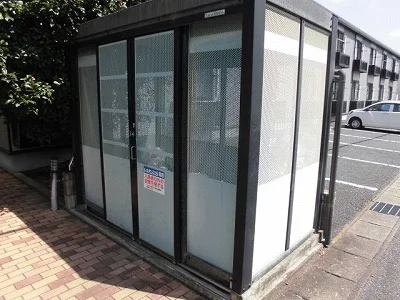 入居者様専用ゴミ庫です。