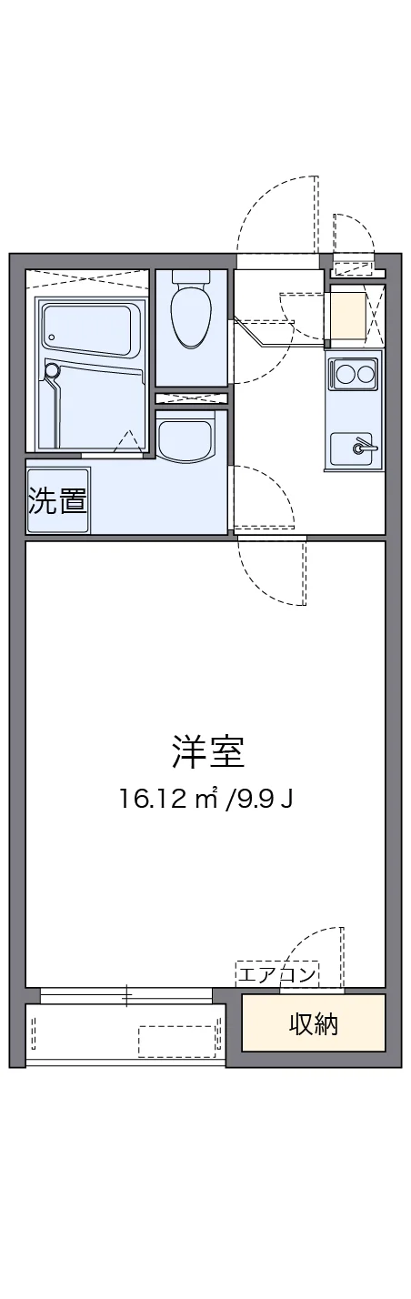 代表的な間取のため実際の間取とは異なる場合があります