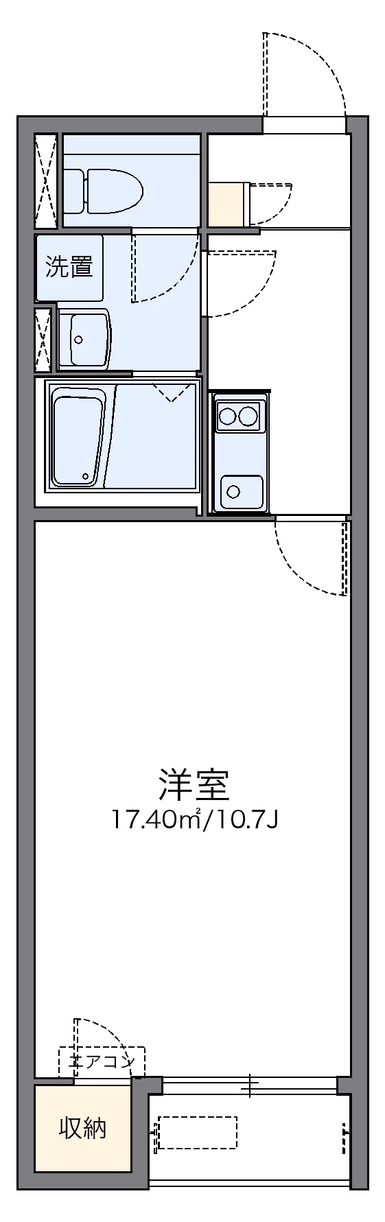 代表的な間取のため実際の間取とは異なる場合があります