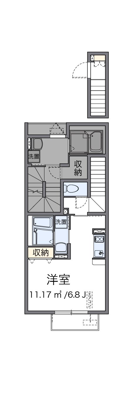 代表的な間取のため実際の間取とは異なる場合があります