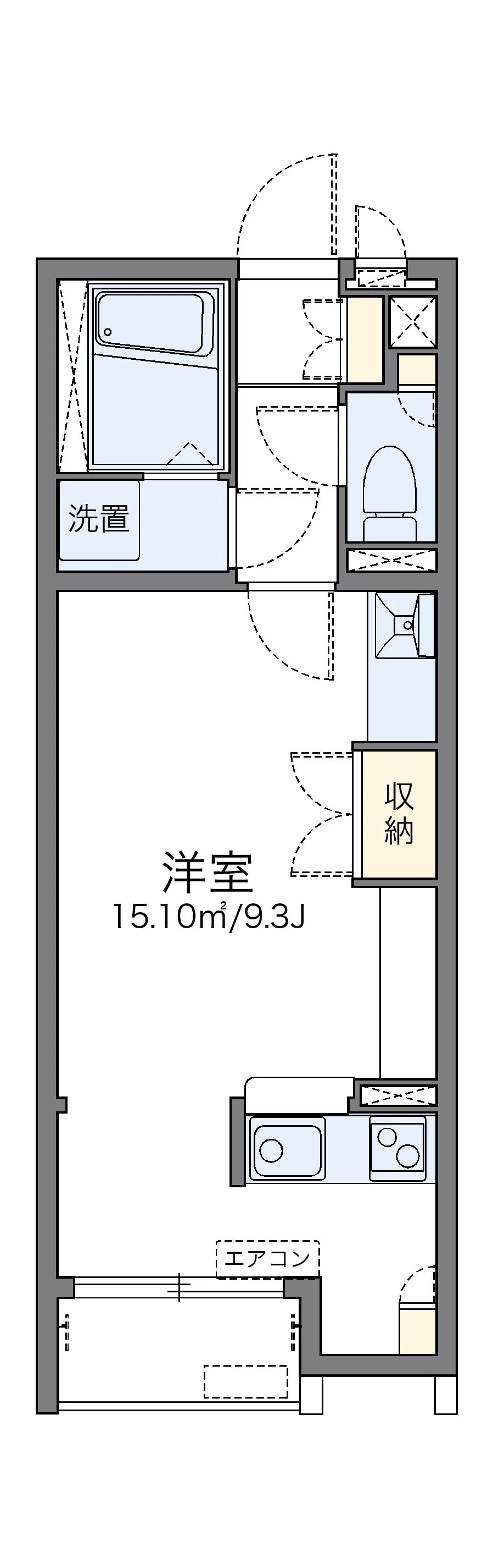 代表的な間取のため実際の間取とは異なる場合があります