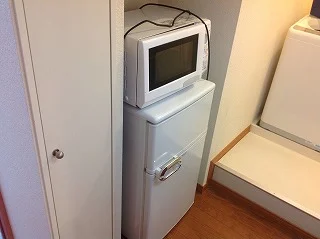家電はお部屋によってサイズが異なります。