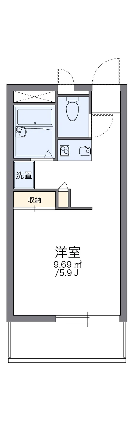 代表的な間取のため実際の間取とは異なる場合があります